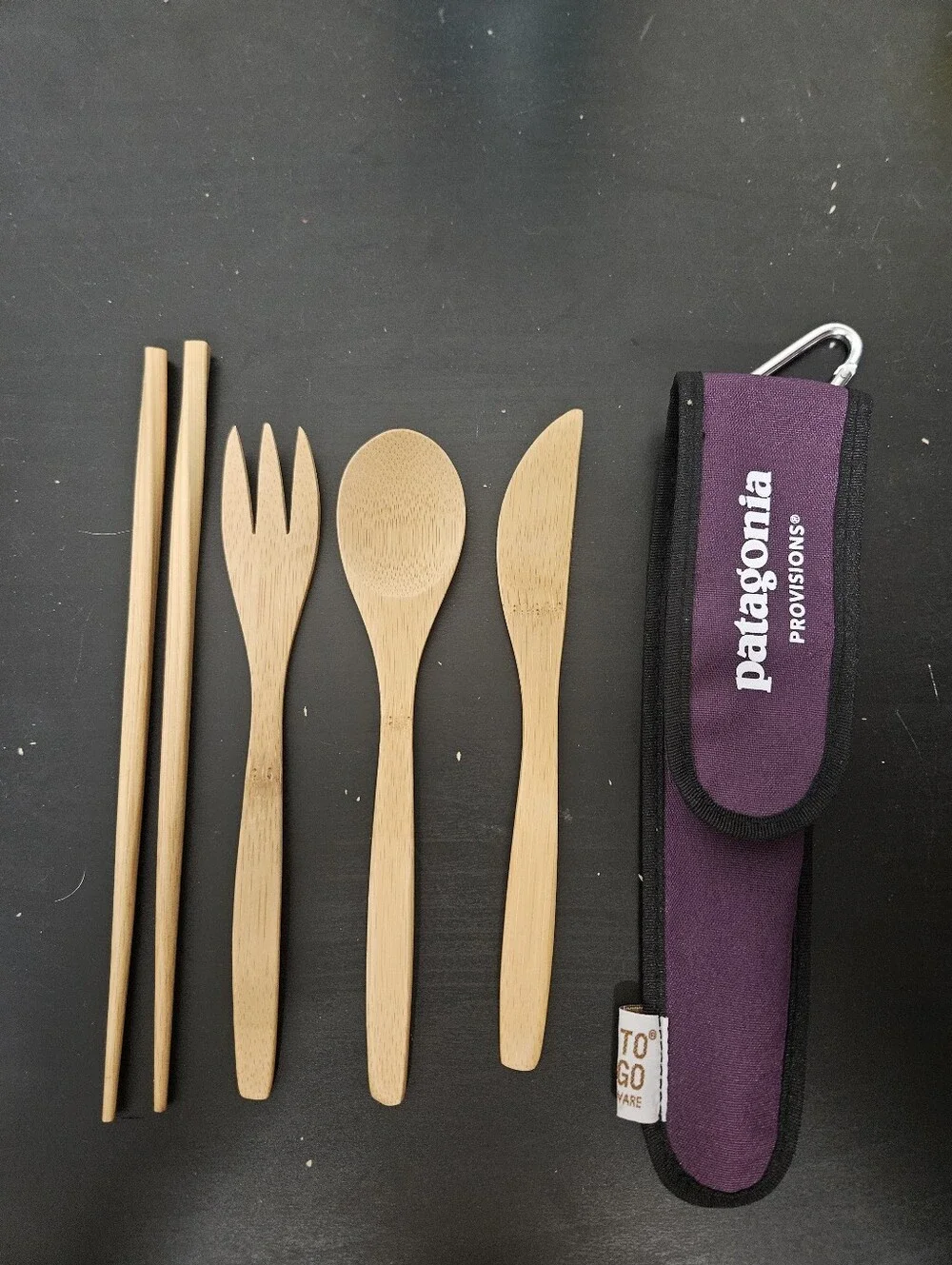 Patagonia Provisions TO GO WARE Toca Tree Set Travel Cutlery Pouch